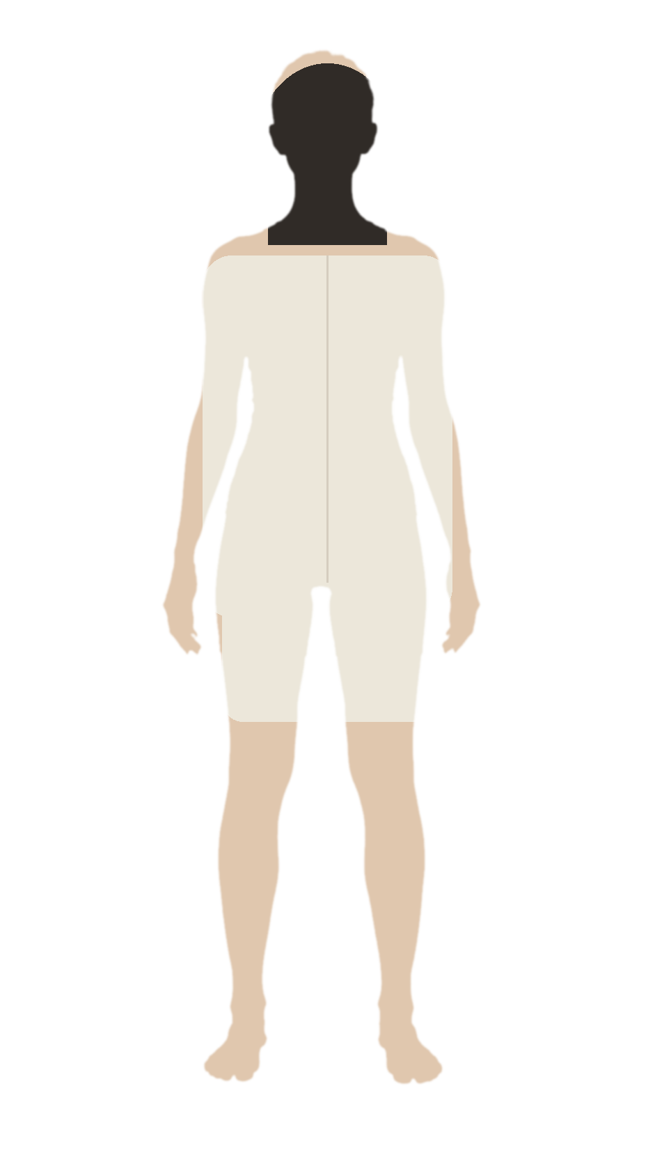 Back body reference placeholder for wellness body map